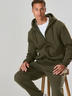 Kakigroen - Straight fit - Relaxed Fit Brushback Heavyweight Joggers
