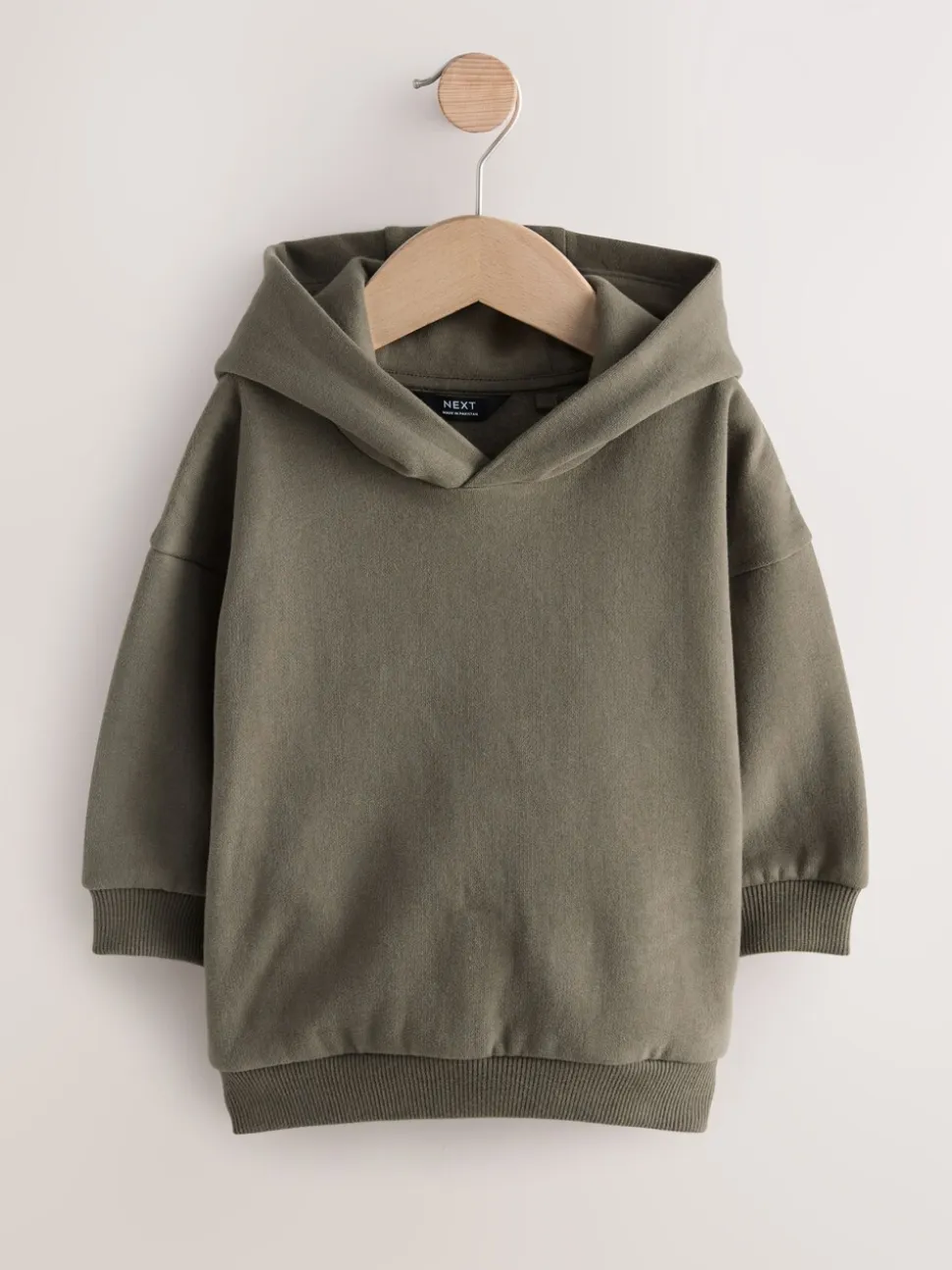 Kakigroen - Zachte hoodie met lange mouwen (3mnd-7jr)