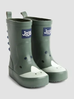 Kakigroen dinosaurus - JoJo Maman Bébé Character Wellies