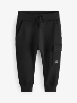Kakigroen/grijs/zwart - Set van 3 superskinny utility-joggingbroeken (3 mnd-7 jr)