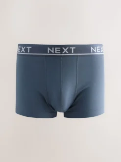 Kern grijs/groen - Hipster boxers van katoenrijke mix