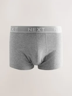 Kern grijs/groen - Hipster boxers van katoenrijke mix