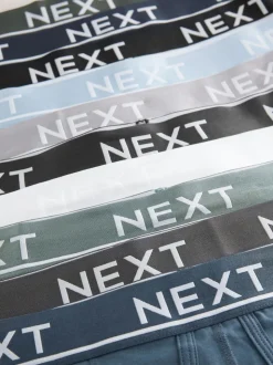 Kern grijs/groenen - Standaard - 10 Boxershorts zonder plooi