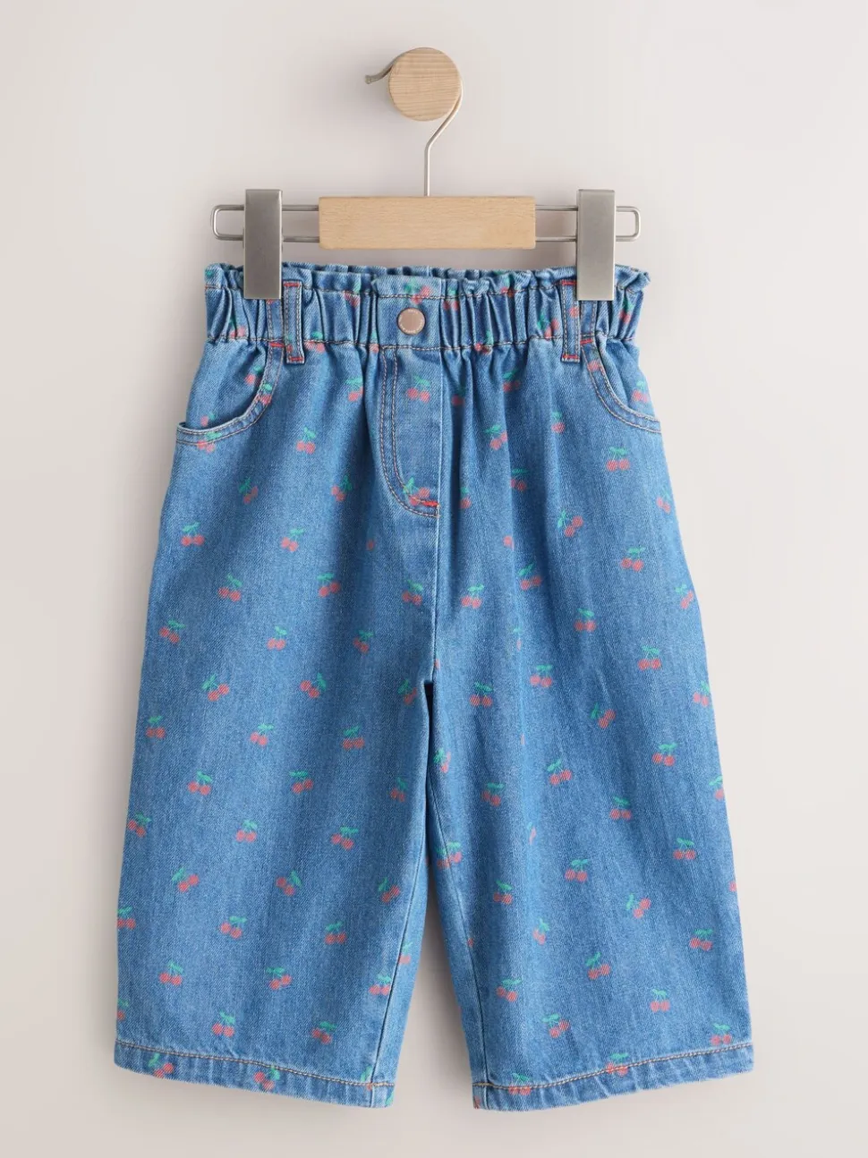 Kersenprint - Jeans met wijde pijpen (3 mnd-7 jr)