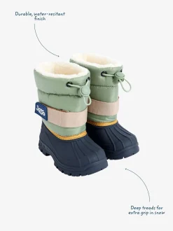Khaki - JoJo Maman Bébé - Behaaglijke sneeuwlaarzen