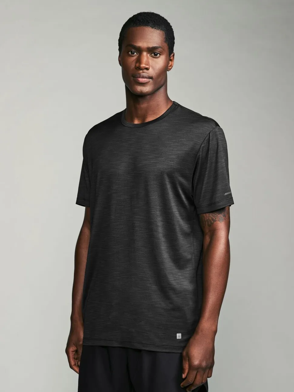Khakigroen/leigrijs/zwart - T-shirt met korte mouwen - Actieve Gym Mesh Vesten 3 Pack