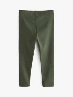 Khaki/steenkleur - Verpakking van 3 leggings (3 mnd-7 jr)