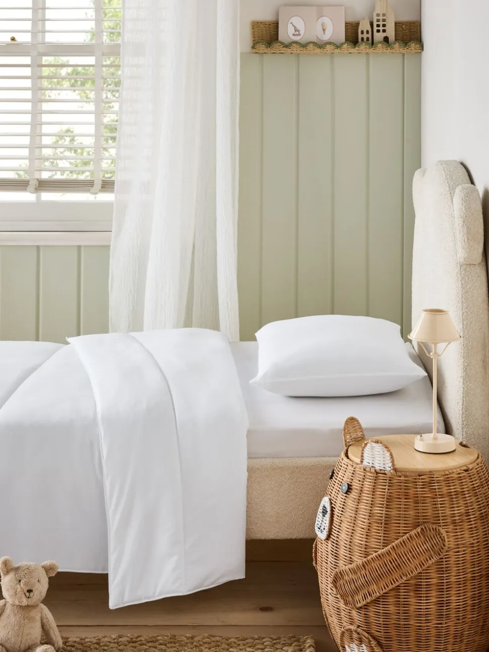 Kinderdekbed- en kussenset Simply Soft voor kleine kinderen