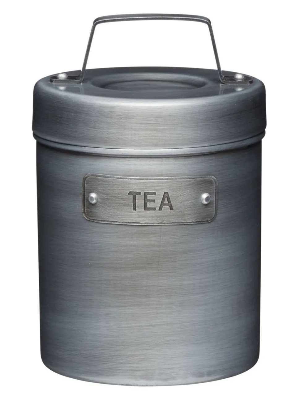 Kitchencraft Set of 4 Metal Coffee Sugar and Tea Canisters