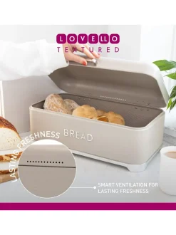 Kitchencraft Textured Bread Bin Sleek Storage