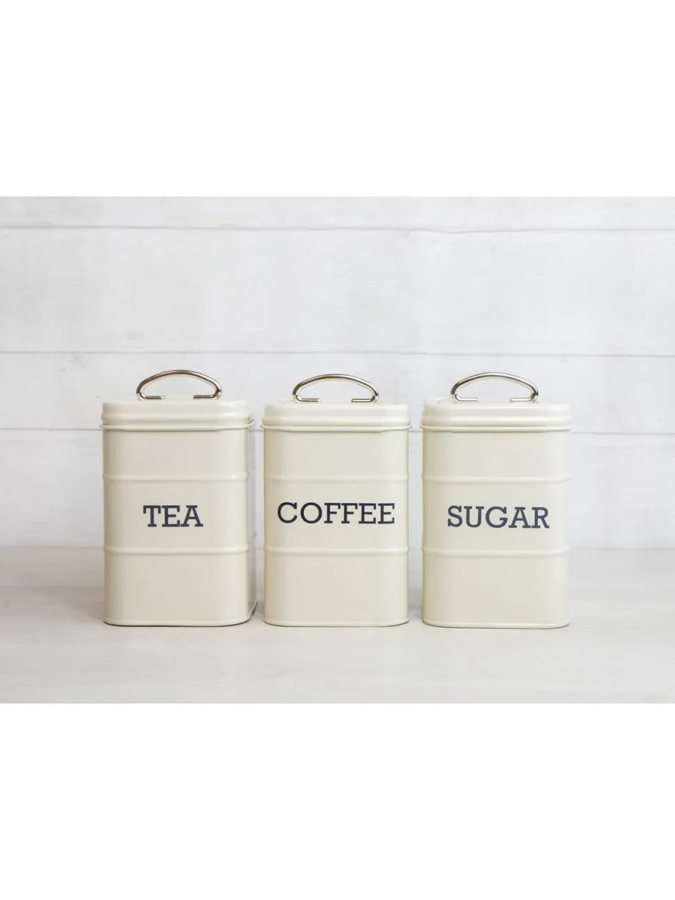 Kitchencraft Vintage-Style Coffee, Sugar and Tea Canisters