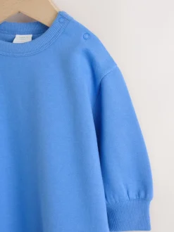 Kobaltblauw - Baby joggingromper (0mnd-3jr)