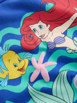 Kobaltblauw - The Little Mermaid Crew Neck Sweatshirt (3mths-7yrs)