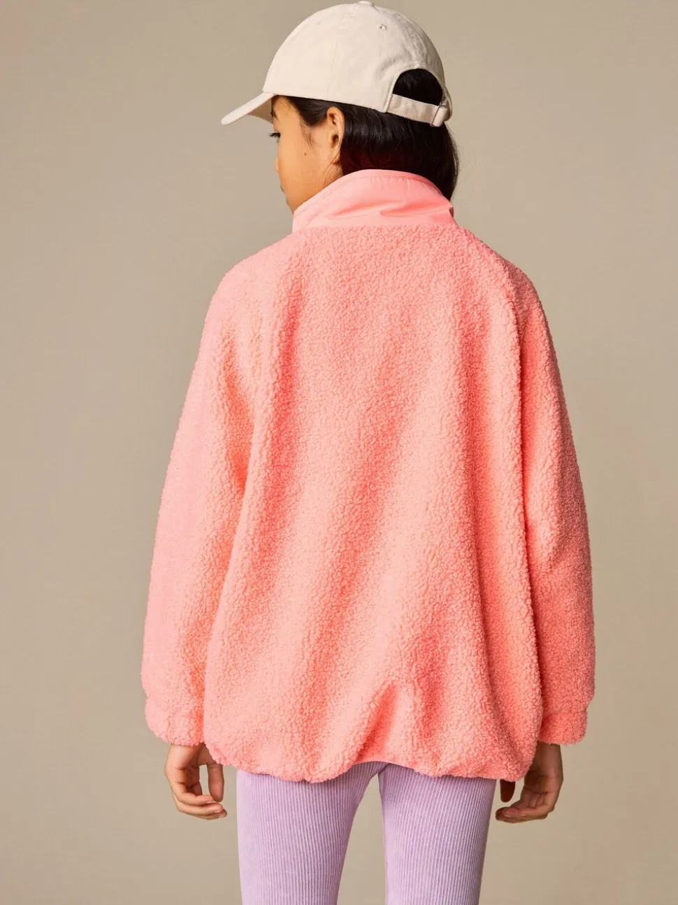 Koraaloranje - Button Up Fleece Jacket (3-16yrs)