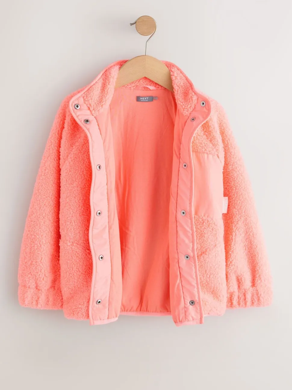 Koraaloranje - Button Up Fleece Jacket (3-16yrs)