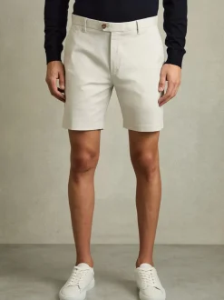 Krijtkleur - Reiss - Wicket S - Casual korte chinoshort