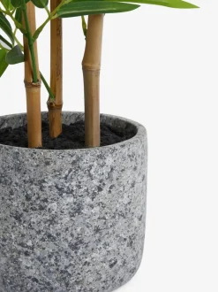 Kunstbamboeplant in stenen pot