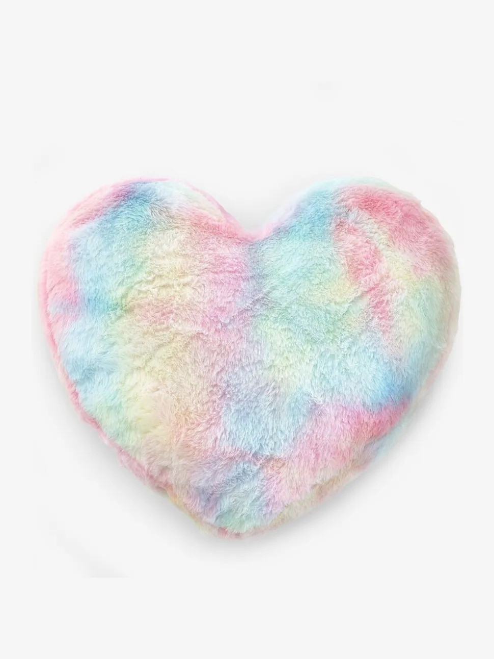 Kussen met hartjes en regenboogkleuren met kleurverloop