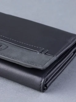 Lakeland Leather Stitch Tri-Fold Portemonnee