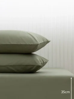 Laken met hoog aandeel katoen