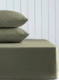 Laken met hoog aandeel katoen