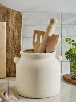 Large Ceramic Utensil Pot