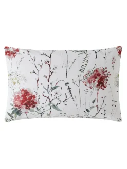 Laura Ashley 100% Cotton Sateen 220 Thread Count Pallington Bloom Duvet Cover and Pillowcase Set
