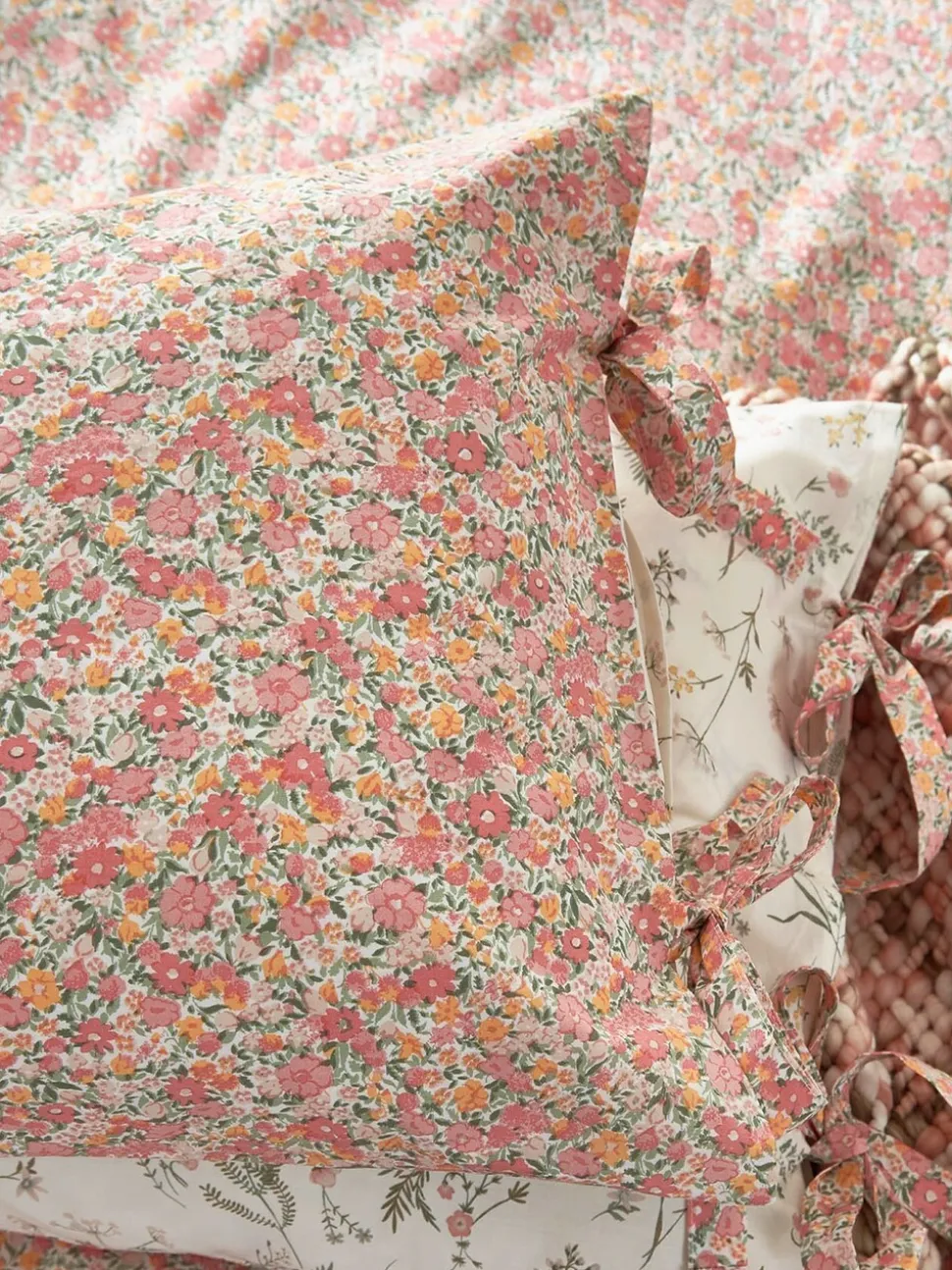 Laura Ashley 200 -draads Loveston 100% katoenen dekbedovertrek- en kussensloopset