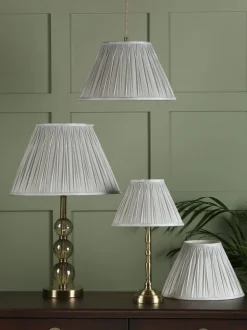 Laura Ashley - Fenn - Eenvoudig te verstellen zijden emire-lampenkap