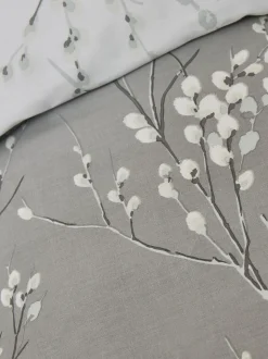 Laura Ashley 100% katoensatijn 200 thread count Pussy Willow Dekbedovertrek- en kussensloopset