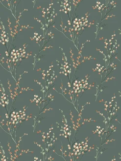 Laura Ashley 100% katoensatijn 200 thread count Pussy Willow Dekbedovertrek- en kussensloopset