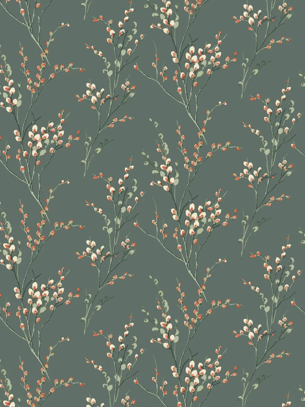 Laura Ashley 100% katoensatijn 200 thread count Pussy Willow Dekbedovertrek- en kussensloopset