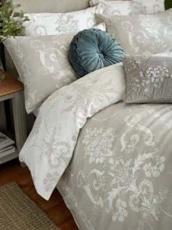 Laura Ashley 100% katoensatijn 200 -draads Josette dekbedovertrekset met kussenslopen