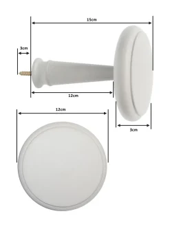 Laura Ashley 1 paar houten gordijnhouders