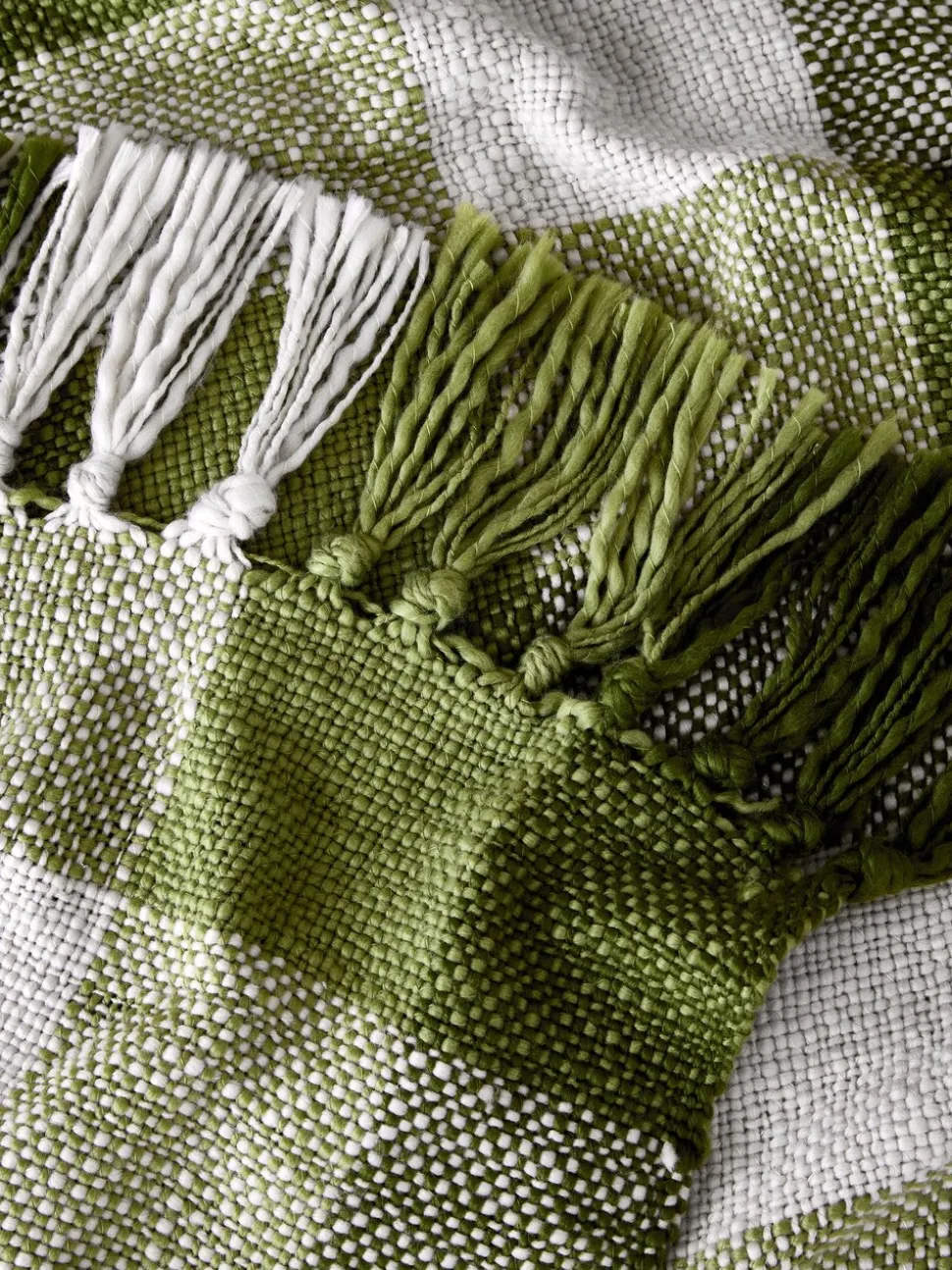 Laura Ashley Allonby Check Woven Throw