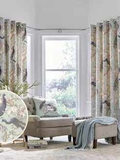 Laura Ashley Belvedere ringgordijnen met voering