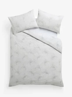 Laura Ashley Caerleon Floral Print 100% Cotton Duvet Cover and Pillowcase Set