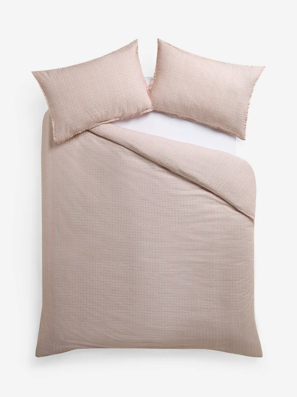 Laura Ashley Cresswell Gingham 100% Cotton Duvet Cover and Pillowcase Set