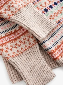 Laura Ashley Fairisle Crew Neck Knit Jumper