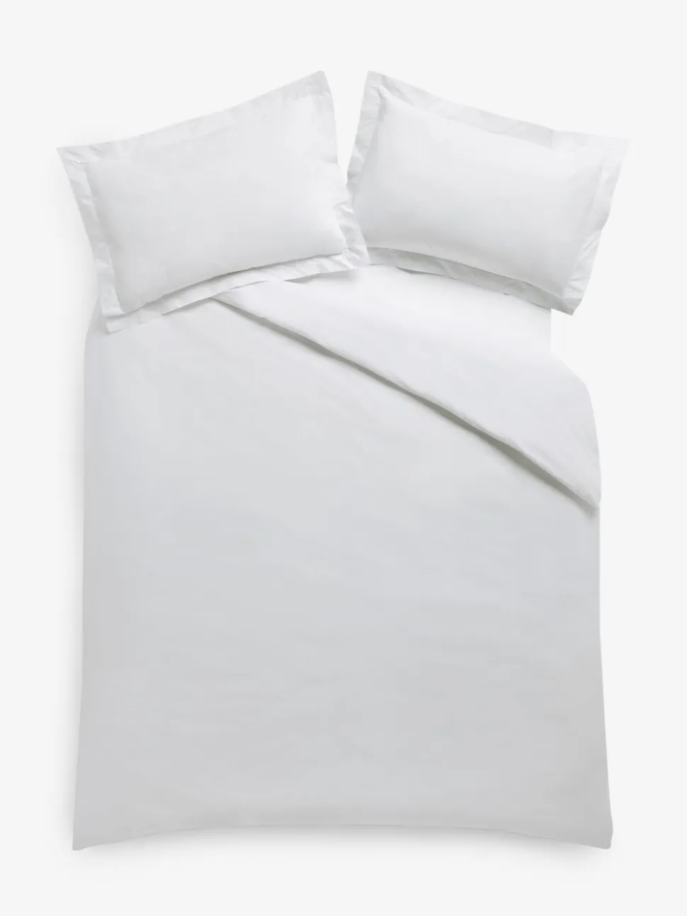 Laura Ashley Hemstitch 200 Thread Count Duvet Cover and Pillowcase Set
