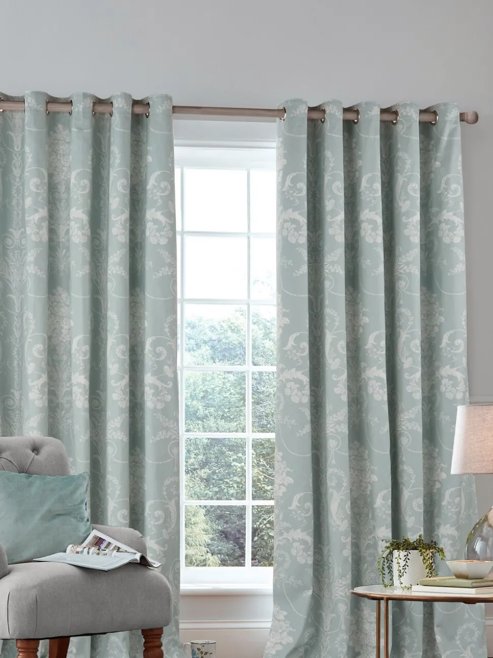 Laura Ashley Josette ringgordijnen met verduisterende voering