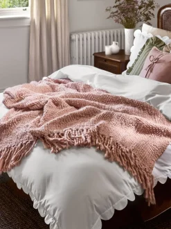 Laura Ashley Kimberly Chunky Woven Throw
