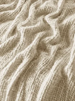 Laura Ashley Kimberly Chunky Woven Throw