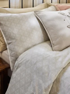 Laura Ashley Ladyfern 100% Cotton Duvet Cover and Pillowcase Set