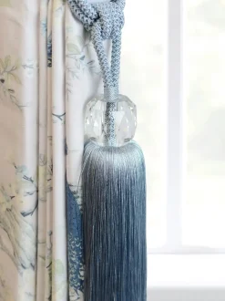 Laura Ashley Loren glazen embrasse met kwastjes
