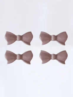 Laura Ashley Set of 2 Aluminum Bow Drawer Knobs