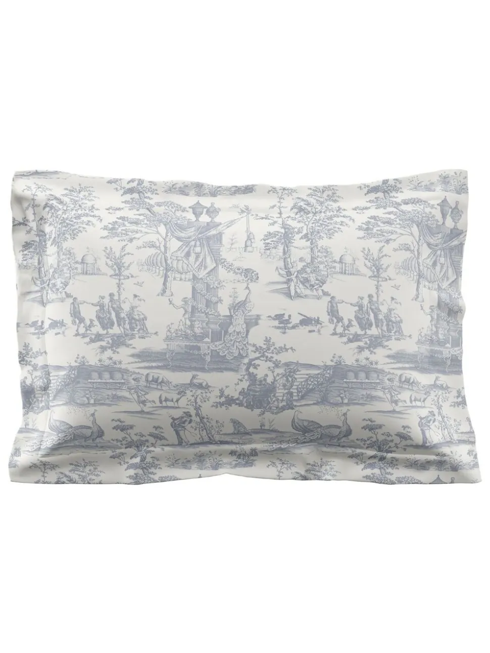 Laura Ashley Set of 2 Braysmith Toile 200 Thread Pillowcases