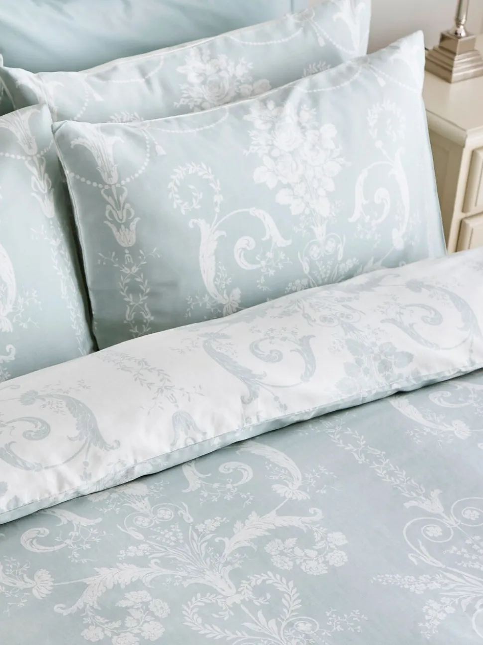 Laura Ashley set van 2 200 -draads Josette 100% katoenen kussenslopen