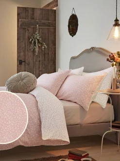 Laura Ashley Supersoft 100% Brushed Cotton Campion Duvet Cover and Pillowcase Set