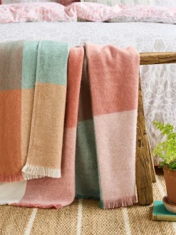 Laura Ashley Zoey Check Throw